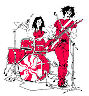 White stripes