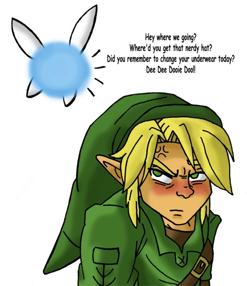 Navi Annoys Link by Brit-Brit on DeviantArt