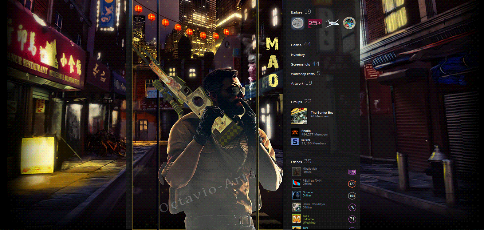 CS:Go Steam Artwork Showcase Animated by Octavio-Arts on DeviantArt