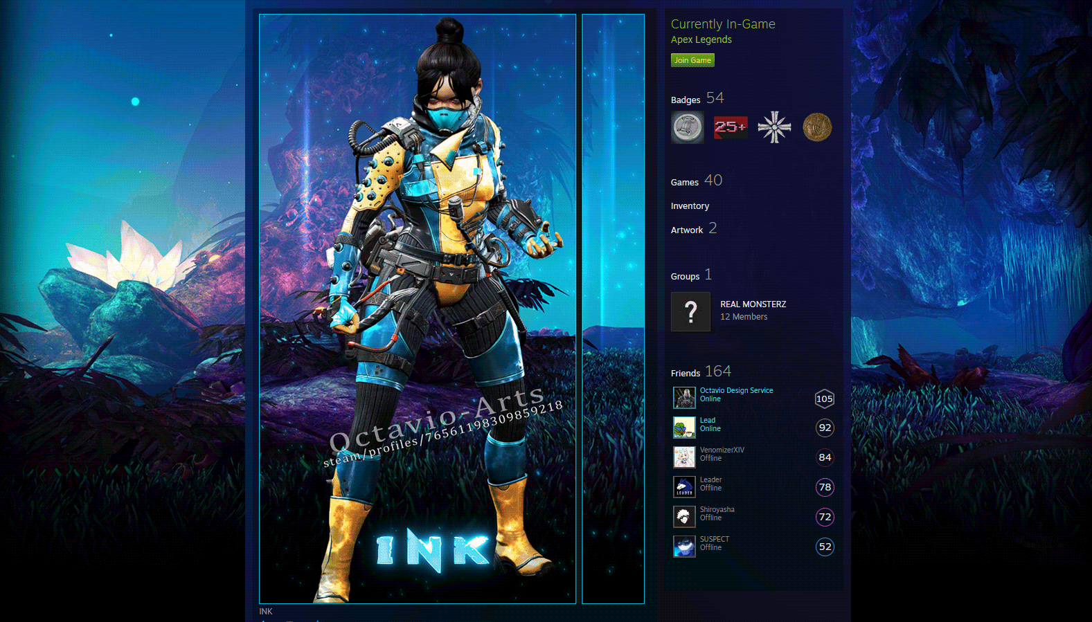 Apex Legends Animated 2 Steam Artwork Profile By Octavio Arts On Deviantart Apex Legends Animated 2 Steam Artwork Profile By Octavio Arts On Deviantart
