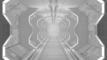Sci-fi corridor WIP