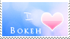 :I LOVE BOKEH: stamp