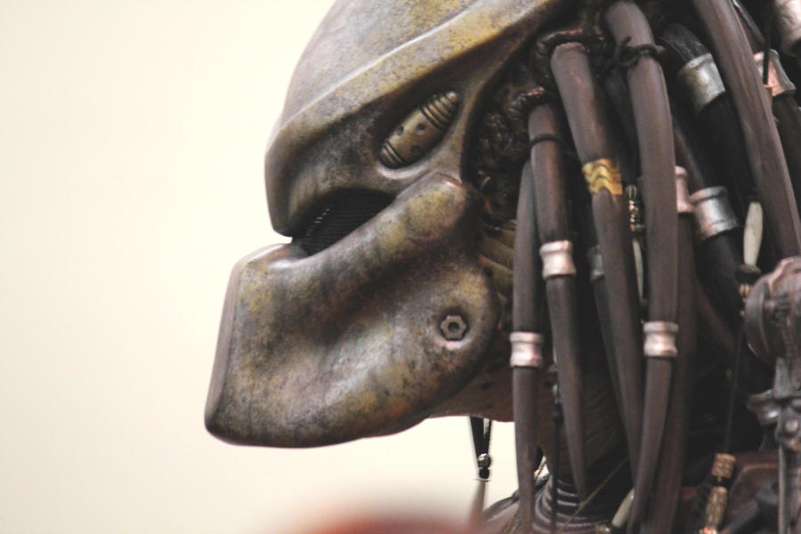 Predator Mask Pyrography Predator Mask by DavidDoylearts on DeviantArt