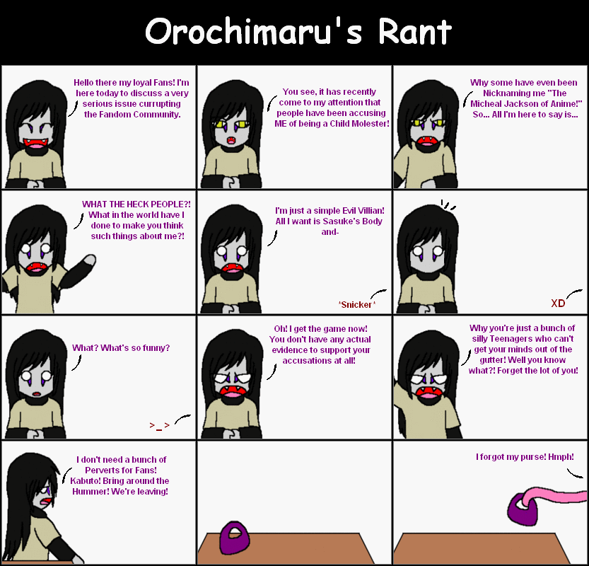 Orochimaru's Rant