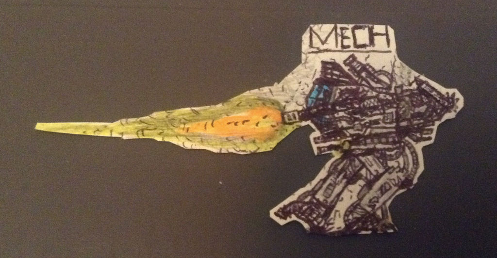 Machine Dodle Detailed mech doodle by TeeMee123 on DeviantArt