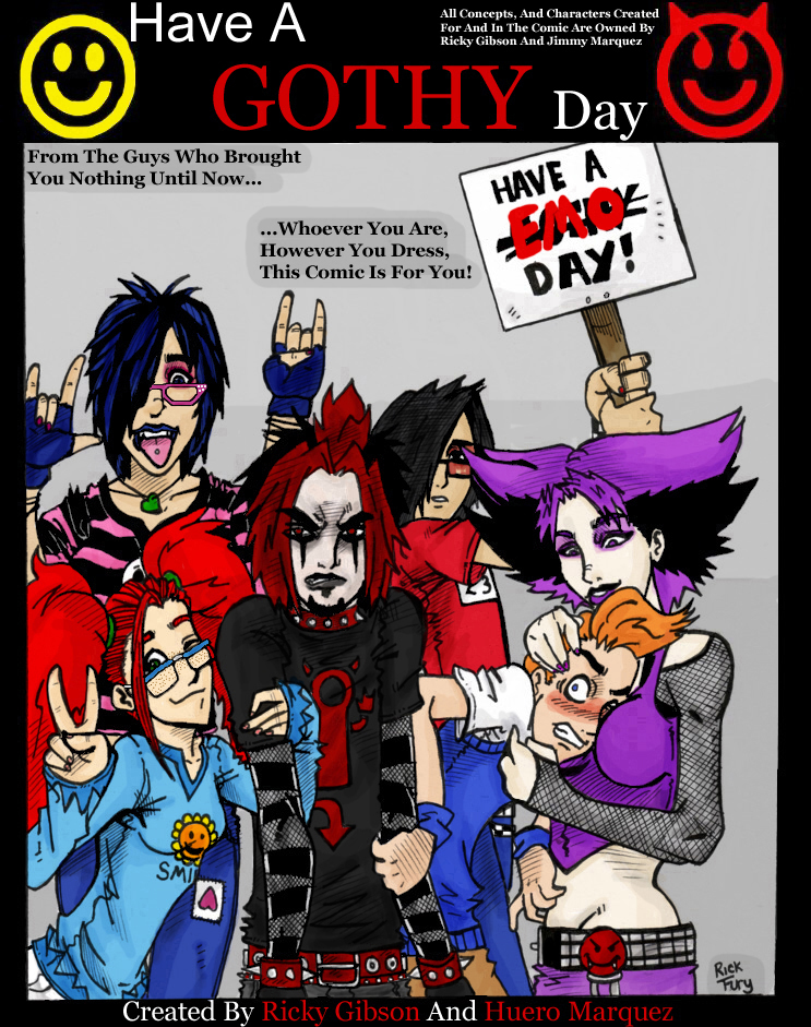 Have A Gothy Day Comic Cover