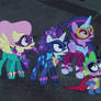 power ponies mane 3 and spike