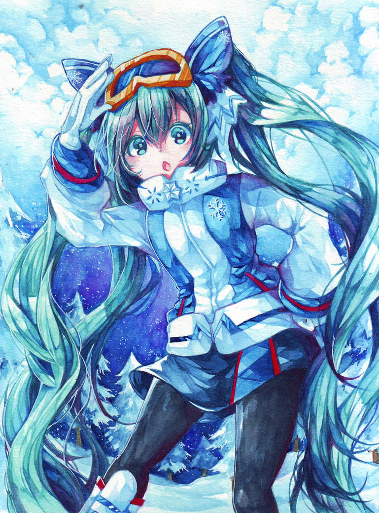 Snow Miku 2016 by sonnyaws