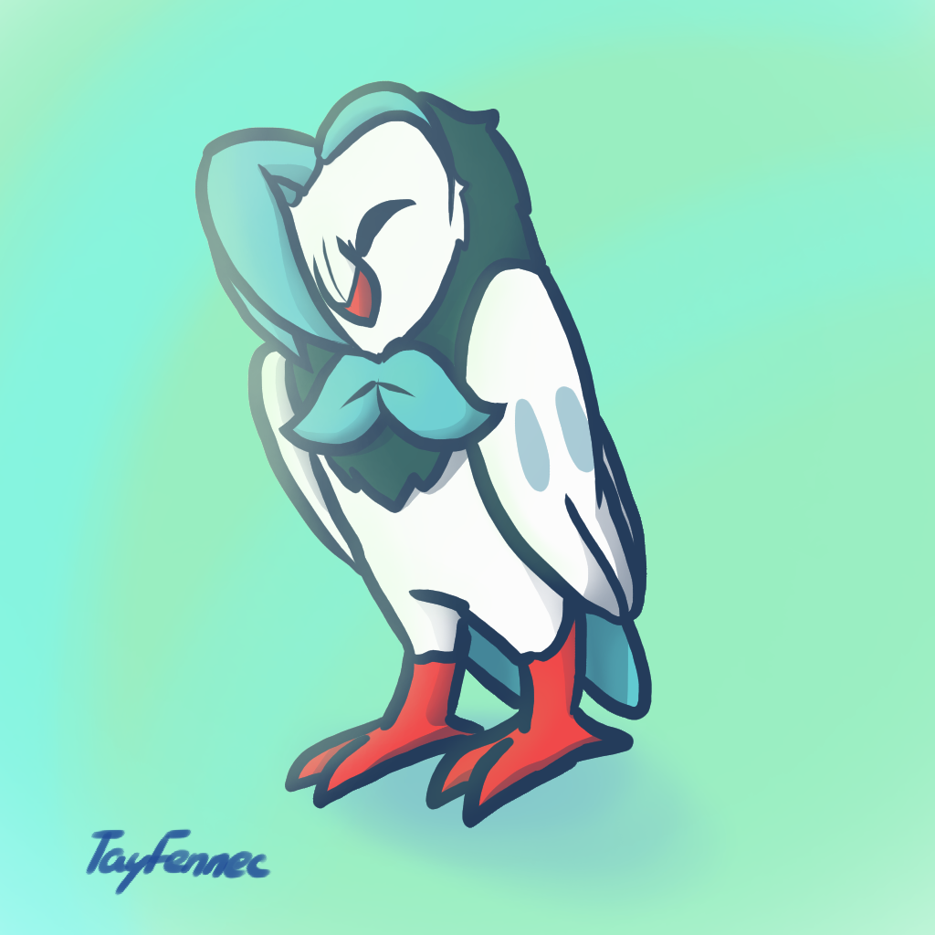 Shiny Dartrix by TayFennec on DeviantArt