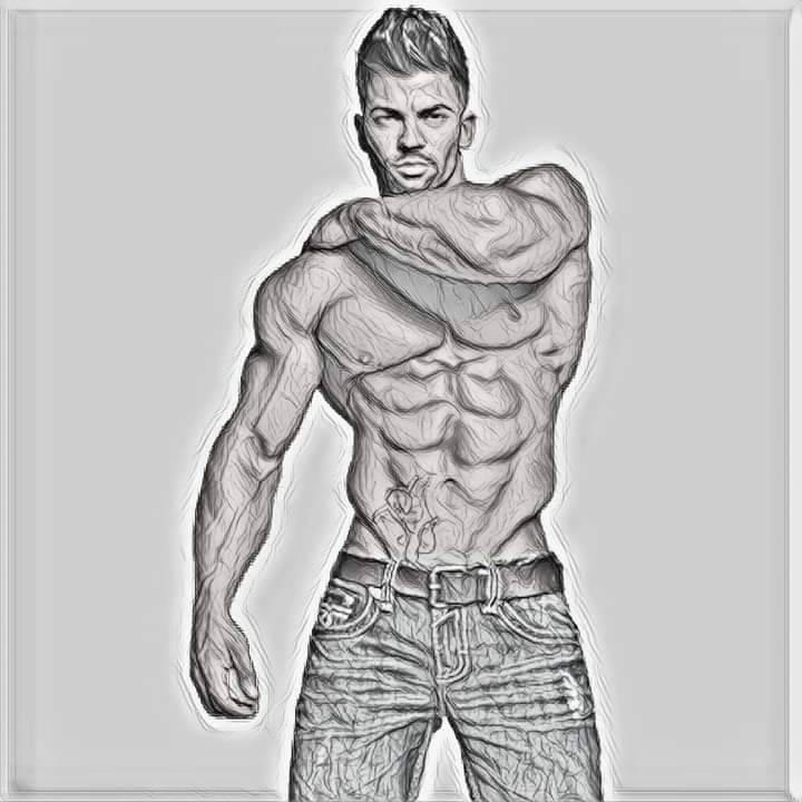 Boceto hombre musculoso by jotanoanime on DeviantArt Boceto hombre musculoso by jotanoanime on DeviantArt