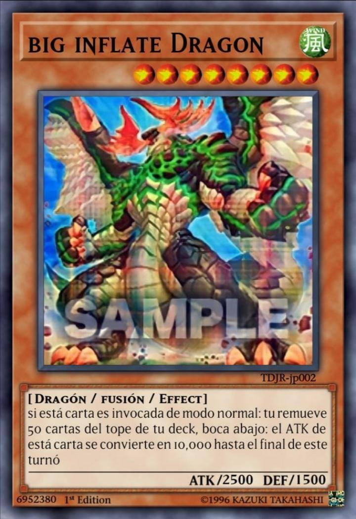 Yugioh big inflate dragon by jotanoanime on DeviantArt