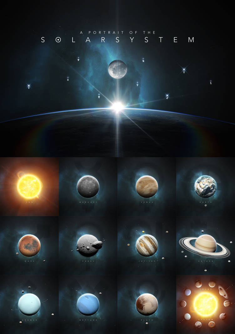 Calendar: A Portrait of the Solar System by TobiasRoetsch on DeviantArt