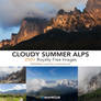 Cloudy Summer Alps Reference Pack