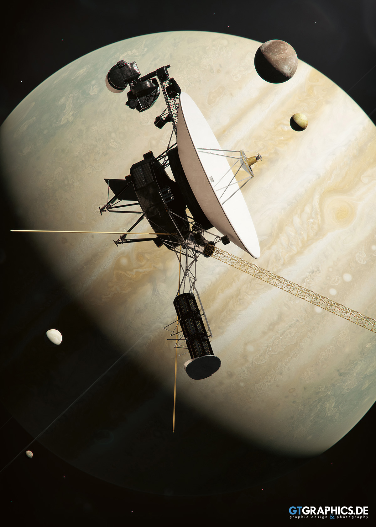Past Jupiter Voyager 1 - Jupiter 1979 by TobiasRoetsch on DeviantArt