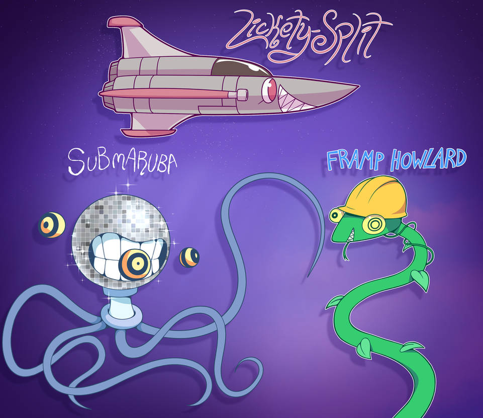 Lickety-Split Boss Designs by Gooseworx on DeviantArt