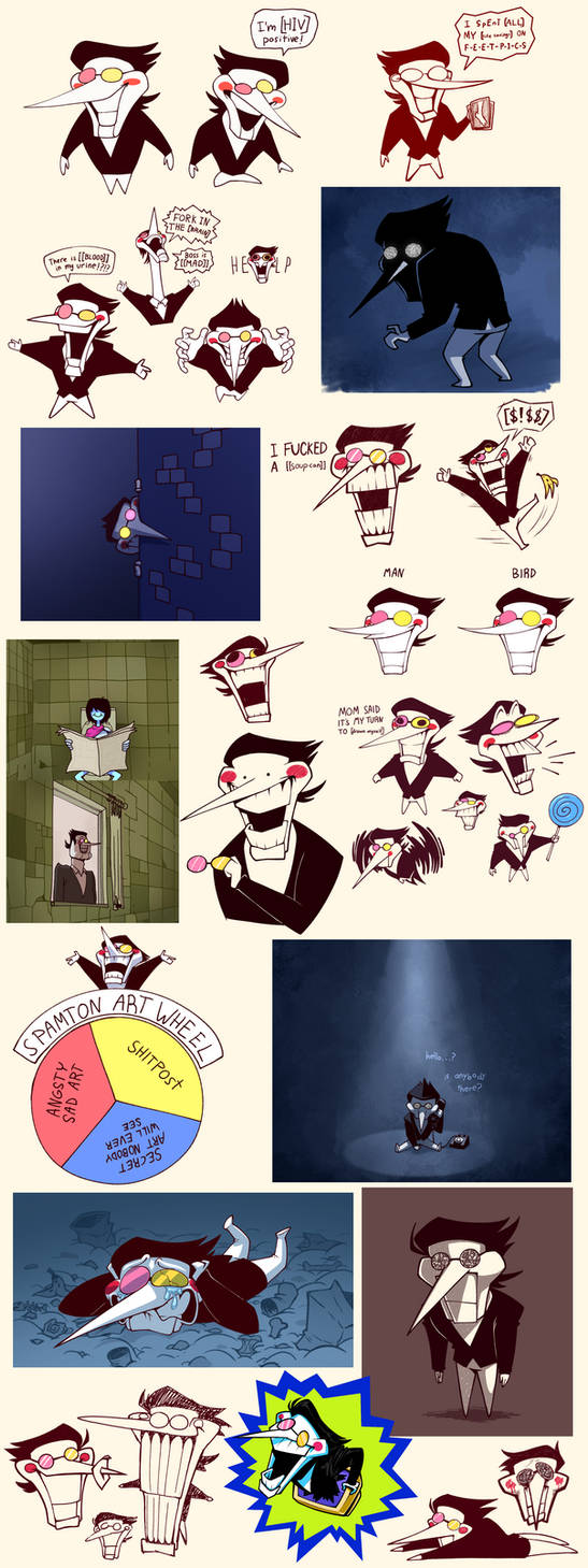 Spamton Dump by Gooseworx on DeviantArt