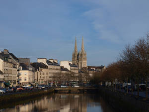 Quimper et l'Odet.