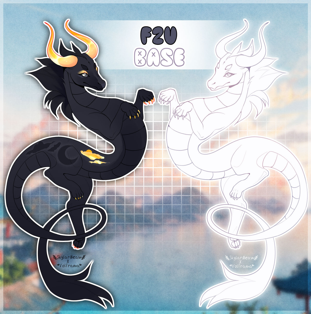 F2U BASE Dragon by SkylarMeaw on DeviantArt