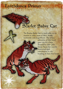 Lyithdonea Primer: Scarlet Sabre Cat