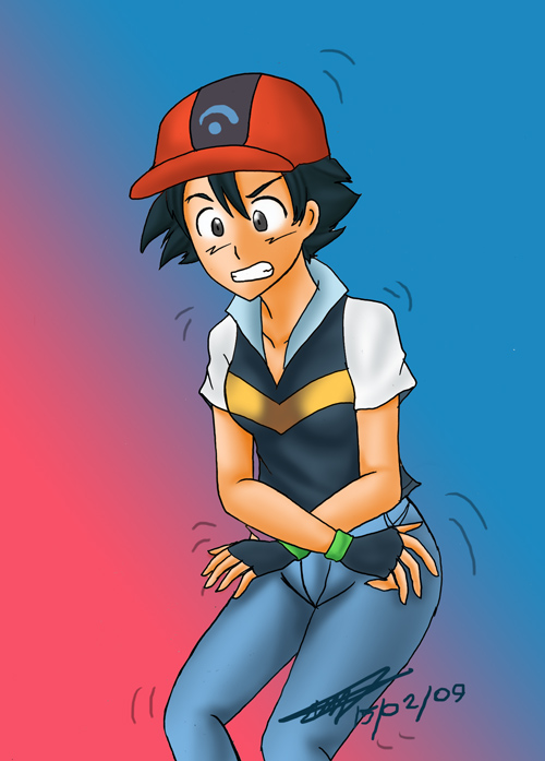 Pokemon ash Tg by Rezuban