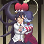 Filia and Squigly from Skullgirls