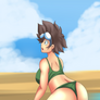 Tai in the beach tg