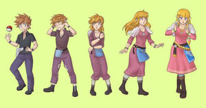 Gary Oak to Princess Zelda Tg Sequence Colored