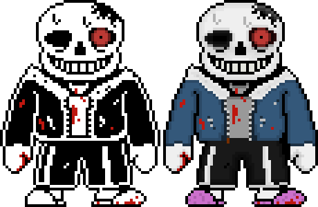 ArtStation - look At this Horror Sans Sprite I made