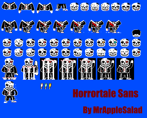Horrortale Sans Battle - Sans Sprite Transparent PNG - 510x720