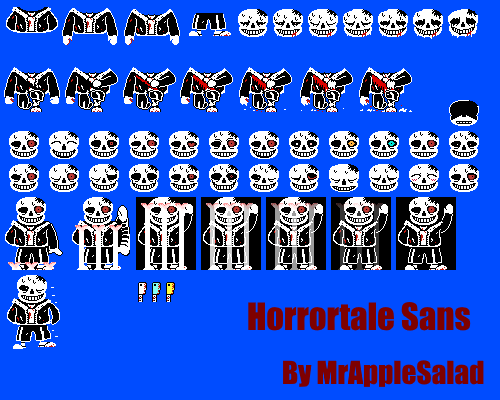 horrortale sans. sprite by imoops155 on DeviantArt