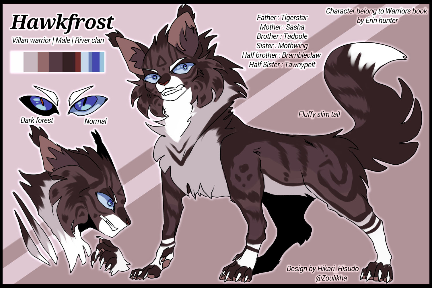 Hawkfrost Redesigned Warrior Cats Design By Hikari Hisudo On Deviantart