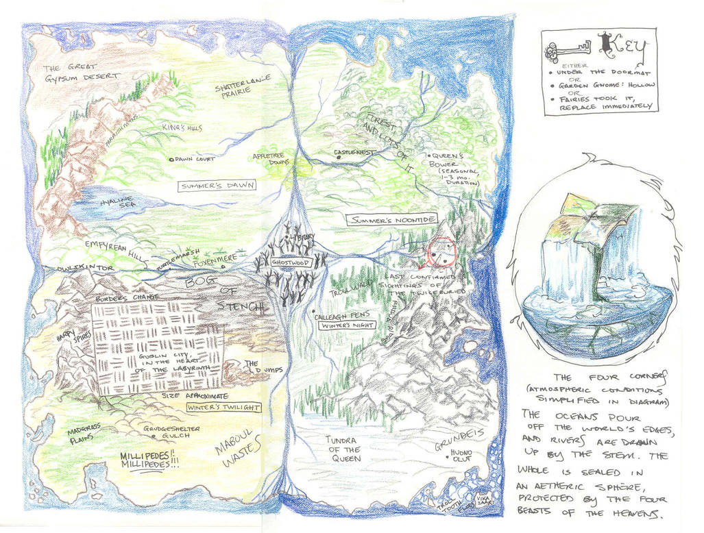 Map of the Four Corners by racerxmachina on DeviantArt