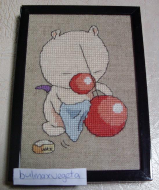 Moogle - cross stitch