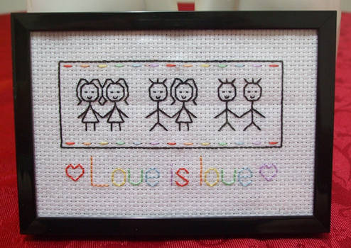 Gay Pride - cross stitch
