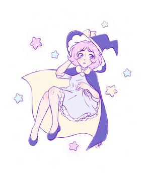 Starry little witch