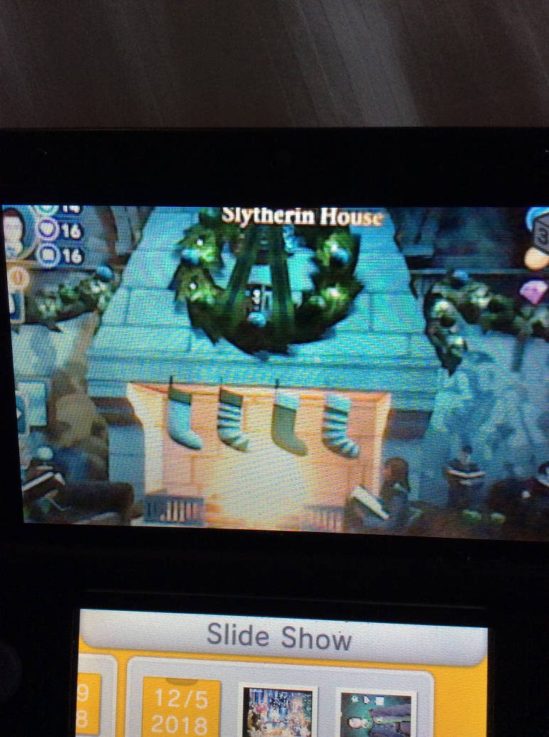 Christmas Stockings In The Common Room Slytherin By