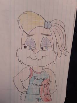 Lola bunny in the new space jam two outfit