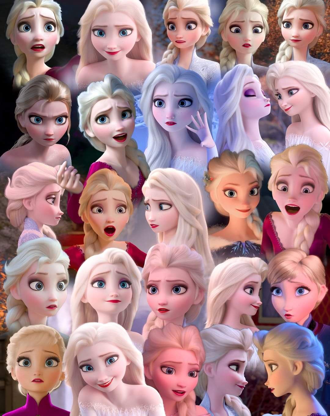 Elsa Many The many faces of elsa by aliciamartin851 on DeviantArt