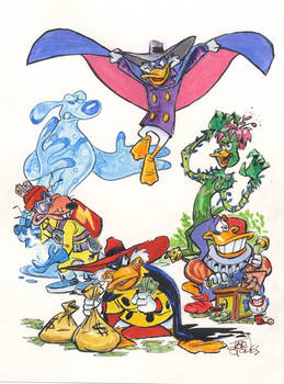 One of tads pics of darkwing duck