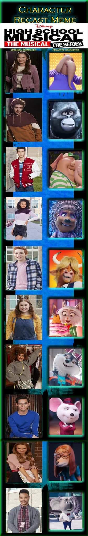 Songcast Meme High school musical series cast meme with sing by aliciamartin851 on ...