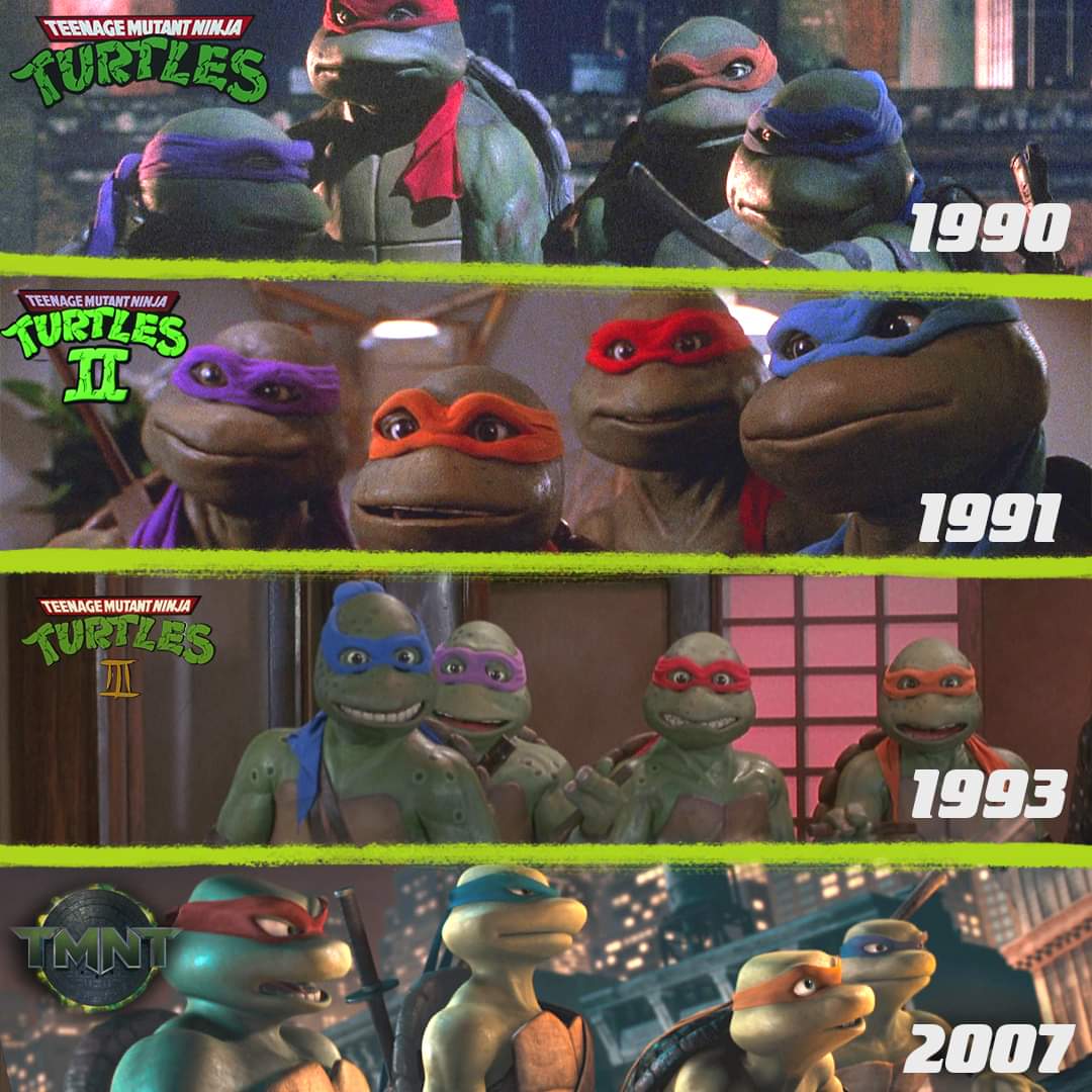 Turtle Years Ninja turtles through the years by aliciamartin851 on DeviantArt