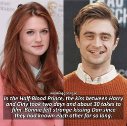 Harry and ginny about there kiss by aliciamartin851