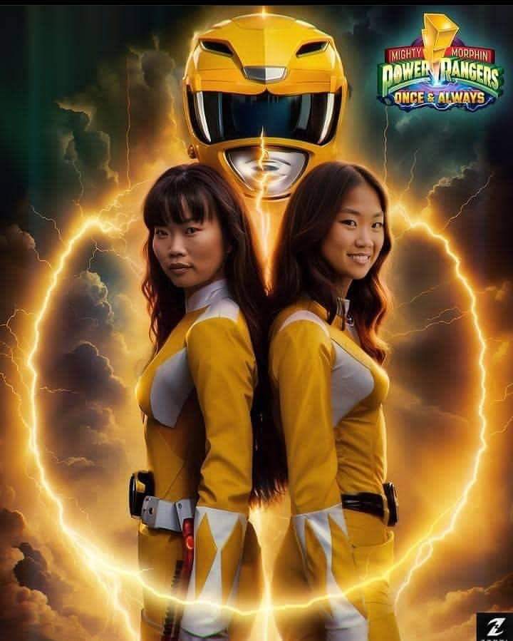 Trinity Yellow Ranger The yellow ranger with her daughter by aliciamartin851 on DeviantArt