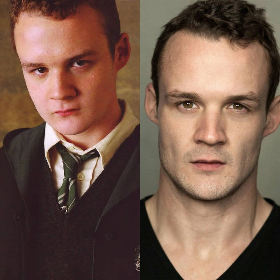 Gregory-Goyle now and then by aliciamartin851 on DeviantArt