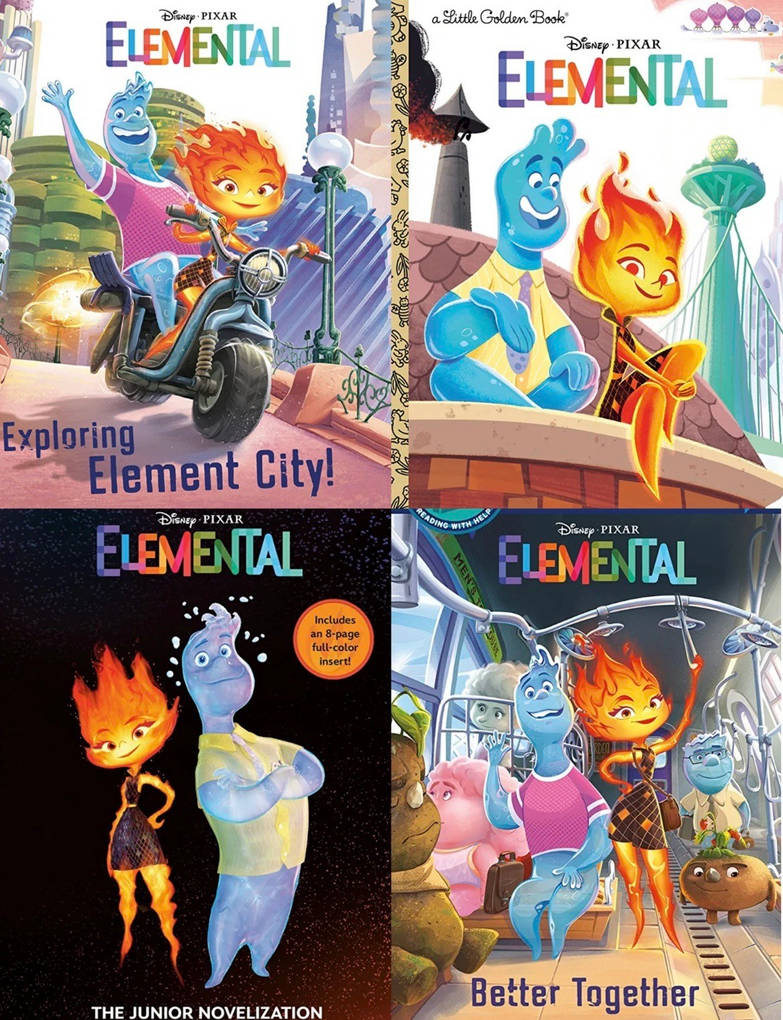 Disney's elemental books by aliciamartin851 on DeviantArt