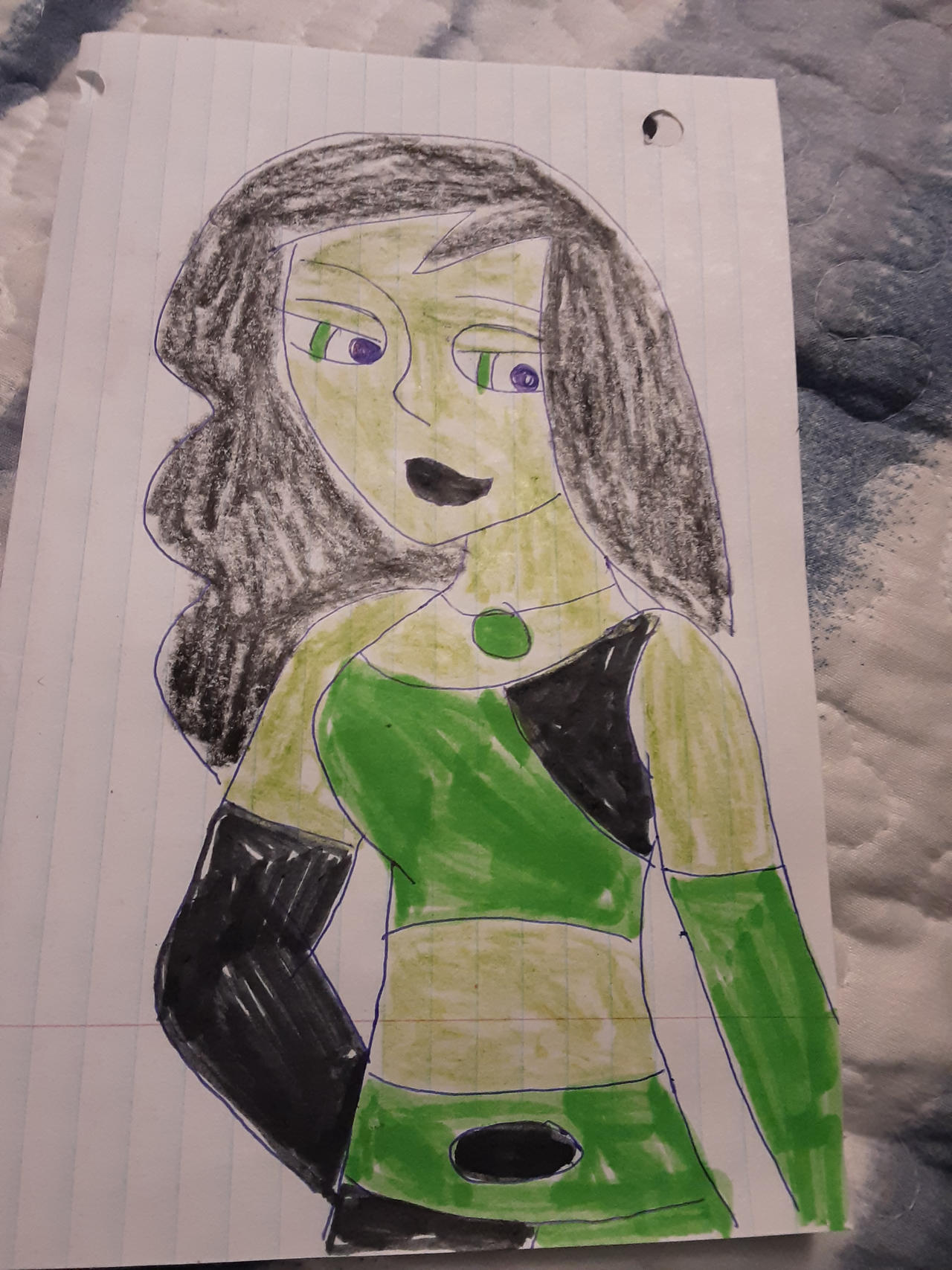 Shego wearing her dress by aliciamartin851 on DeviantArt