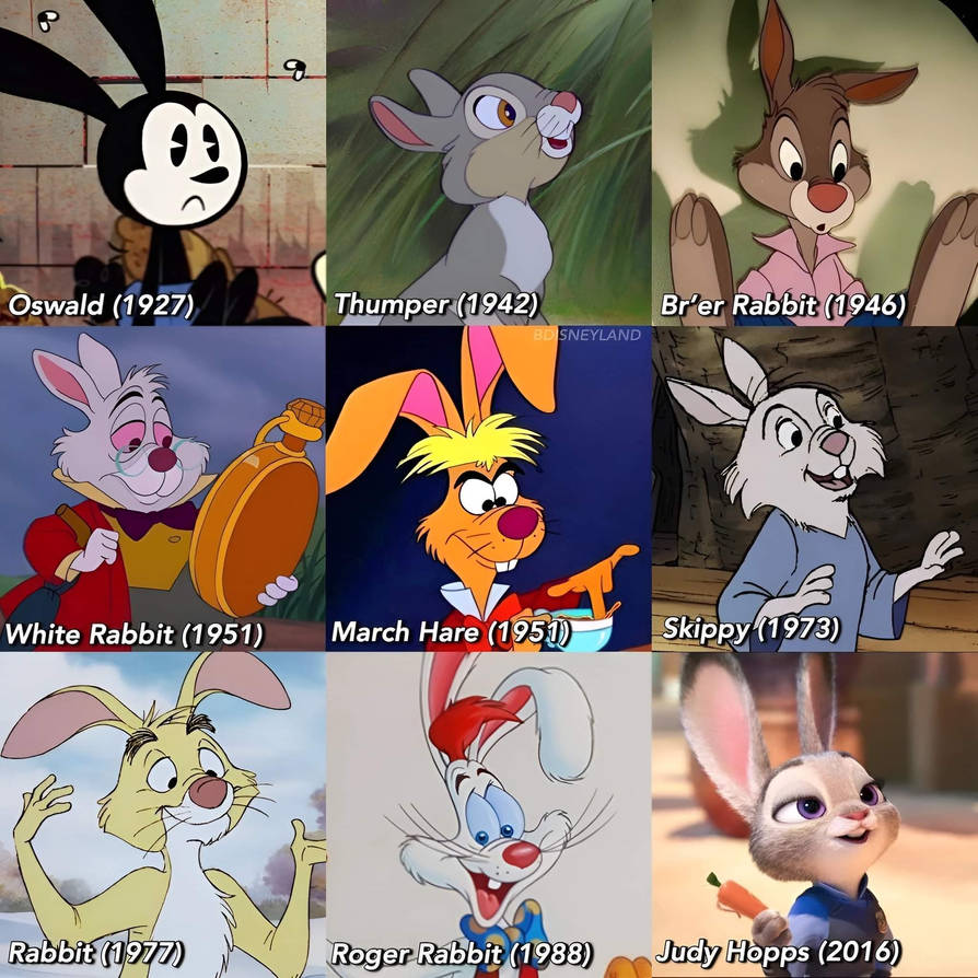 1989 Disney Rabbit Disney rabbits by aliciamartin851 on DeviantArt