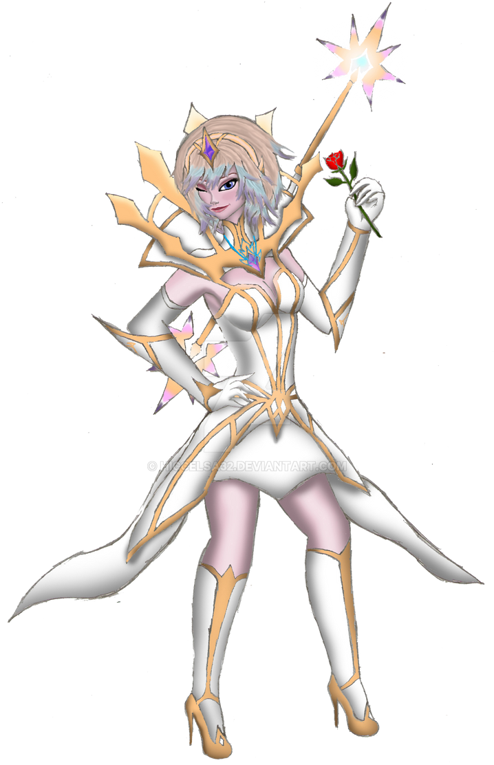 Elementalist Lux Light Form Render by HiccElsa32 on DeviantArt