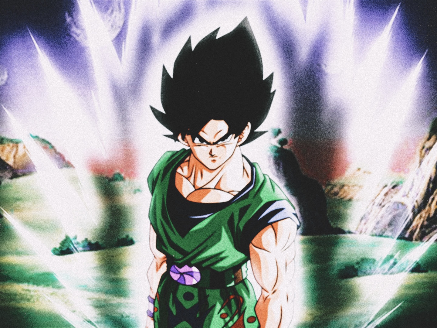 SSG Goku Saiyan Saga by grifinstation on DeviantArt