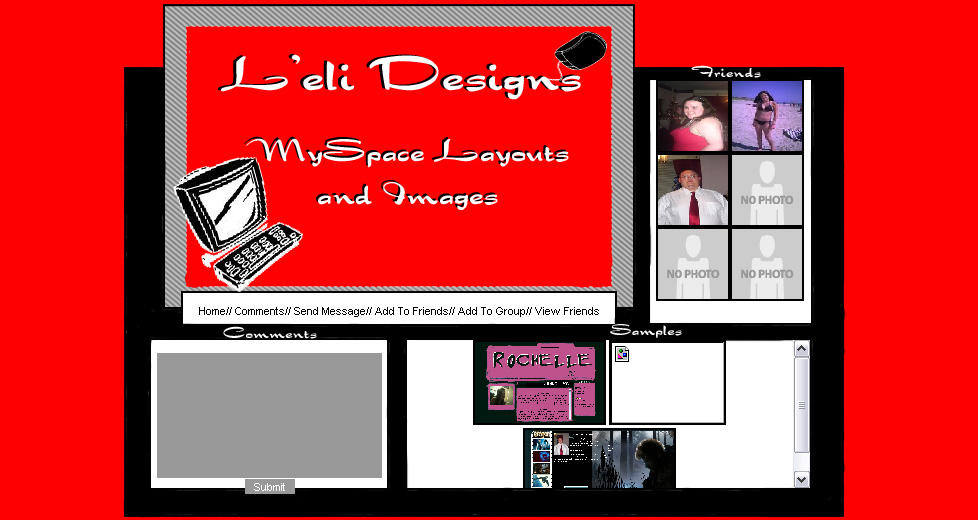 Computer Myspace Layout by leligirl on DeviantArt